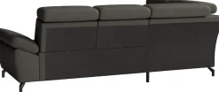 sit&more Ecksofa »Vanity L-Form, B: 254 cm, Leder« Inkl.Sitz-,Kopf-und Armteilverstellung