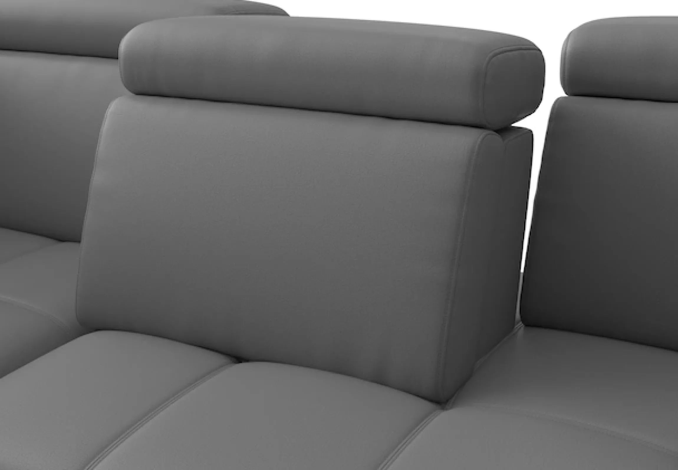 sit&more Ecksofa »Vanity L-Form, B: 254 cm, Leder« Inkl.Sitz-,Kopf-und Armteilverstellung