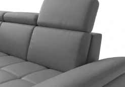 sit&more Ecksofa »Vanity L-Form, B: 254 cm, Leder« Inkl.Sitz-,Kopf-und Armteilverstellung