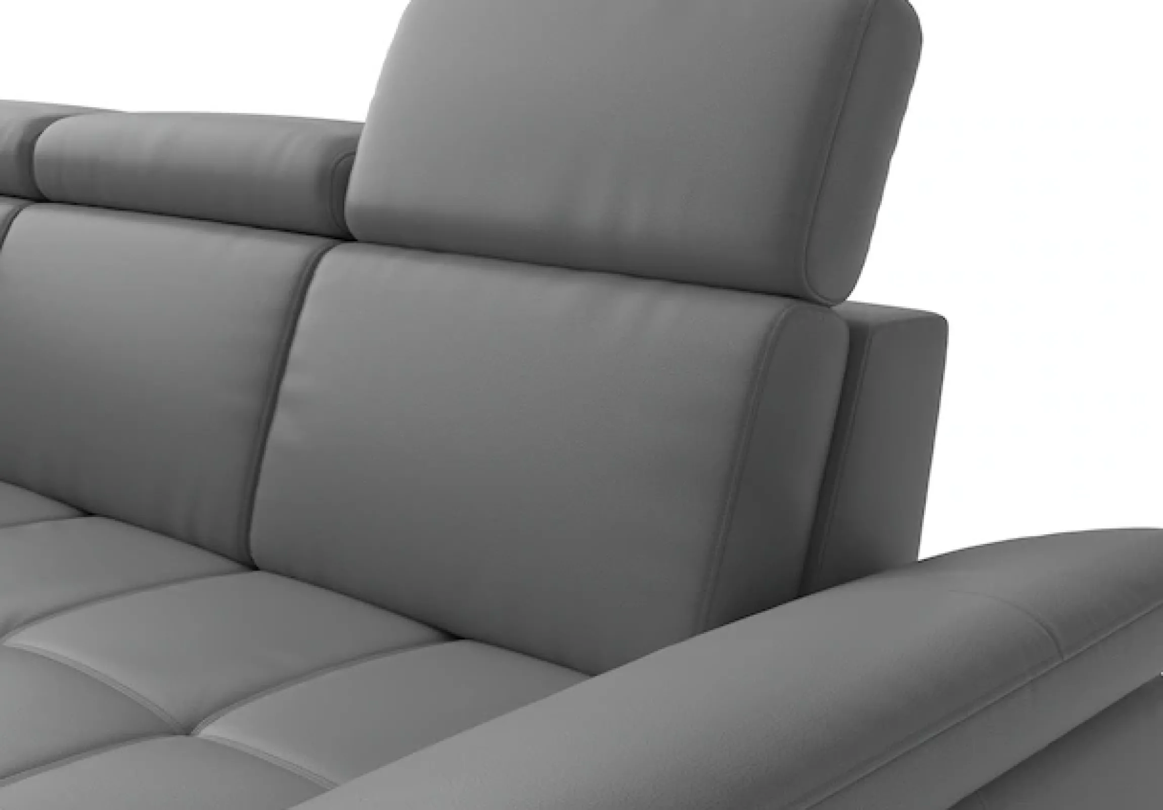 sit&more Ecksofa »Vanity L-Form, B: 254 cm, Leder« Inkl.Sitz-,Kopf-und Armteilverstellung