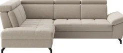 sit&more Ecksofa »Vanity; L-Form, B. 254 cm« Inkl.Sitz-,Kopf-und Armteilverstellung