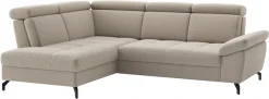sit&more Ecksofa »Vanity; L-Form, B. 254 cm« Inkl.Sitz-,Kopf-und Armteilverstellung