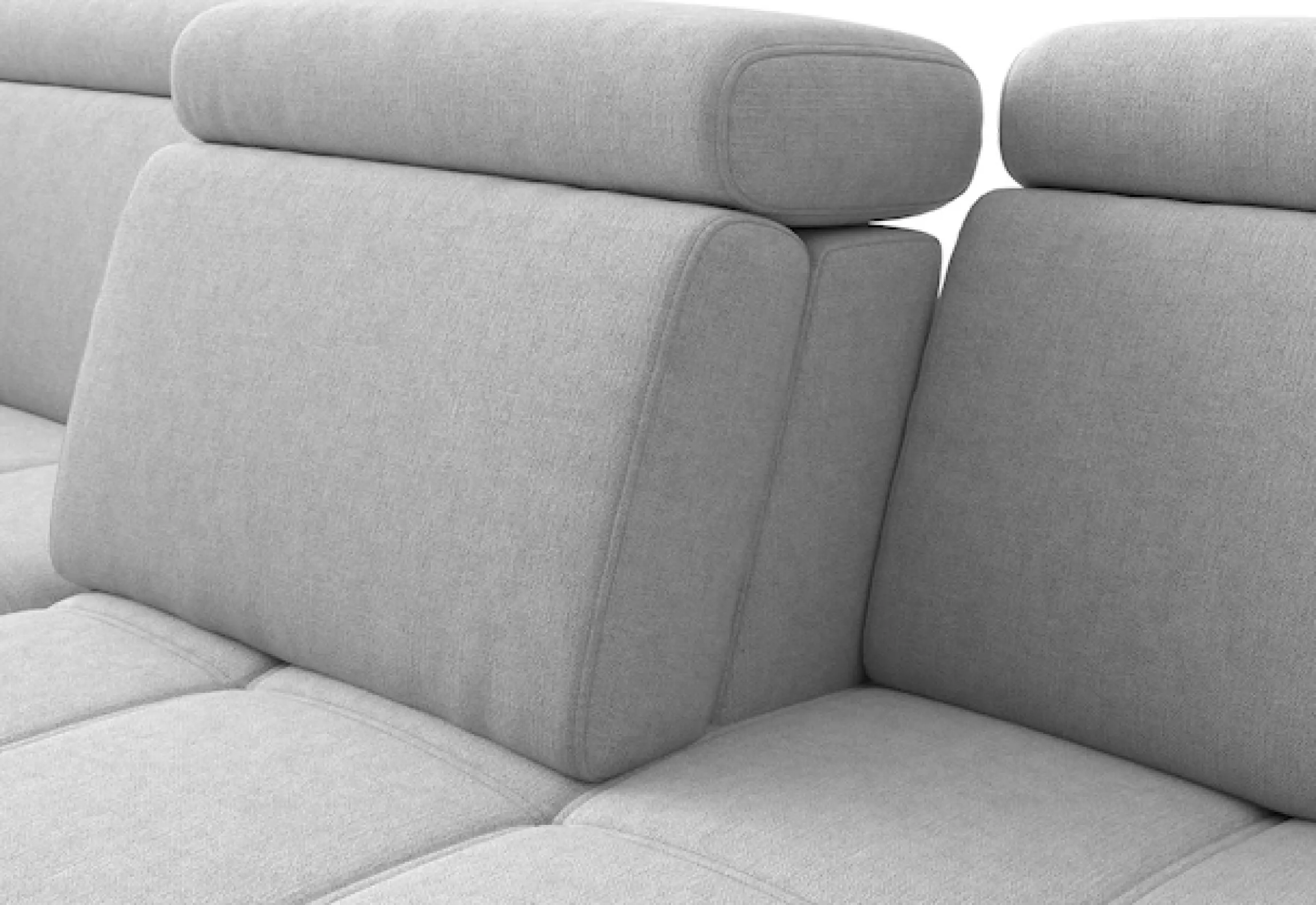 sit&more Ecksofa »Vanity; L-Form, B. 254 cm« Inkl.Sitz-,Kopf-und Armteilverstellung