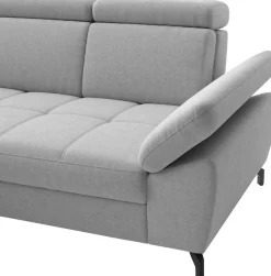 sit&more Ecksofa »Vanity; L-Form, B. 254 cm« Inkl.Sitz-,Kopf-und Armteilverstellung