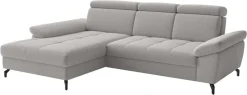 sit&more Ecksofa »Vanity, L-Form, B: 264 cm,« Inkl.Sitz-,Kopf-und Armteilverstellung