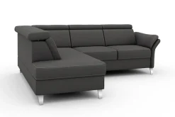sit&more Ecksofa »Vincenzo L-Form« inklusive Kopfteilverstellung, optional Schlaffunktion & Bettkasten