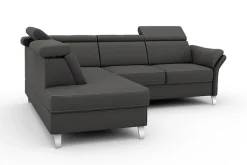 sit&more Ecksofa »Vincenzo L-Form« inklusive Kopfteilverstellung, optional Schlaffunktion & Bettkasten