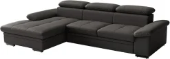 sit&more Ecksofa »Viola, Leder, L-Form, B: 260 cm, mit Armteil- und Kopfteilvertsellung« optional mit Schlaffunktion