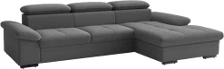 sit&more Ecksofa »Viola, L-Form, B: 260 cm« optional Schlaffunktion,inkl Armteil- & Kopfteilverstellung