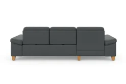 sit&more Ecksofa »Westham L-Form« mit Recamiere, mit oder ohne Schlaffunktion, Bettkasten, Füße Eiche