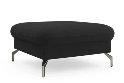 sit&more Hocker »Fashion« inklusive Federkern, mit satinierten Nickelfüßen