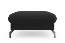 sit&more Hocker »Fashion« inklusive Federkern, mit satinierten Nickelfüßen