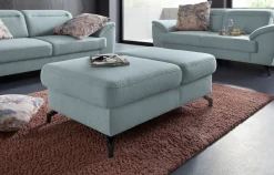 sit&more Hocker »Percy« Fußhöhe 12 cm, mit Klappfunktion, wahlweise in 2 Fußfarben