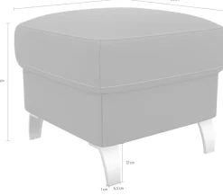 sit&more Hocker »Vincenzo«