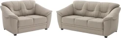 sit&more Polstergarnitur »Savona, Set: 2- & 3er-Sofa, B: 148 bzw. 198 cm, Federkern-Polsterung« 2 tlg. komfortable Sitzhöhe 46 cm, frei im Raum stellbar, stilvolles Design