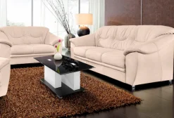 sit&more Polstergarnitur »Savona, Set: 2- & 3er-Sofa, B: 148 bzw. 198 cm, Federkern-Polsterung« komfortable Sitzhöhe 46 cm, frei im Raum stellbar, stilvolles Design