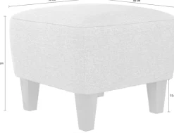 sit&more Polsterhocker »Bosse«