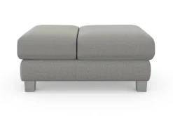 sit&more Polsterhocker »Dundee« mit Klappfunktion, Federkern und hochwertigen Edelstahlfüßen