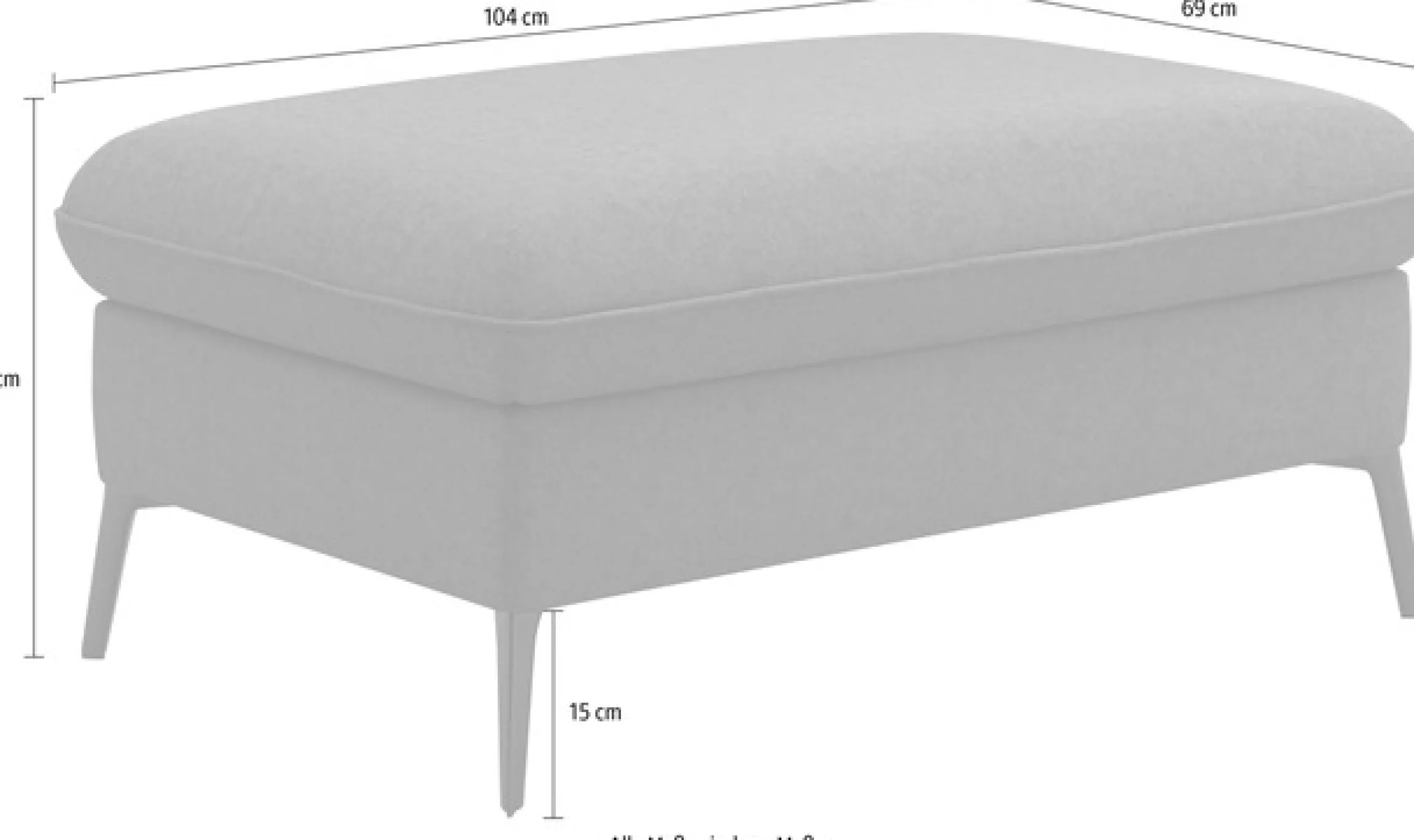 sit&more Polsterhocker »Emely« mit praktischen Stauraum