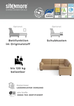 sit&more Polsterhocker »Montego«