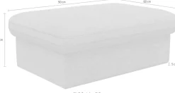 sit&more Polsterhocker »Moreno, B: 90 cm« mit Stauraum, individuell kombinierbar