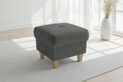 sit&more Polsterhocker »Pamela, B: 58 cm« 1 Stk. tlg. verschiedene Farben und Stoffe,bis 120 kg belastbar
