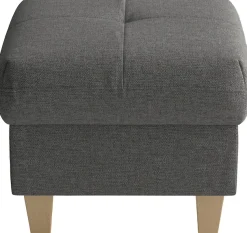 sit&more Polsterhocker »Pamela, B: 58 cm« 1 Stk. tlg. verschiedene Farben und Stoffe,bis 120 kg belastbar