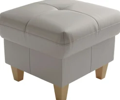 sit&more Polsterhocker »Pamela, Leder, B: 58 cm« 1 Stk. tlg. mit praktischen Stauraum, hochwertige Qualität, verschiedene Farben