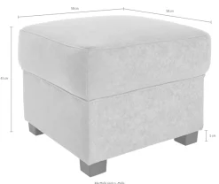 sit&more Polsterhocker »Pandora«