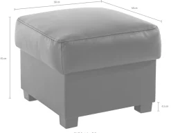 sit&more Polsterhocker »Pisa« mit Stauraum