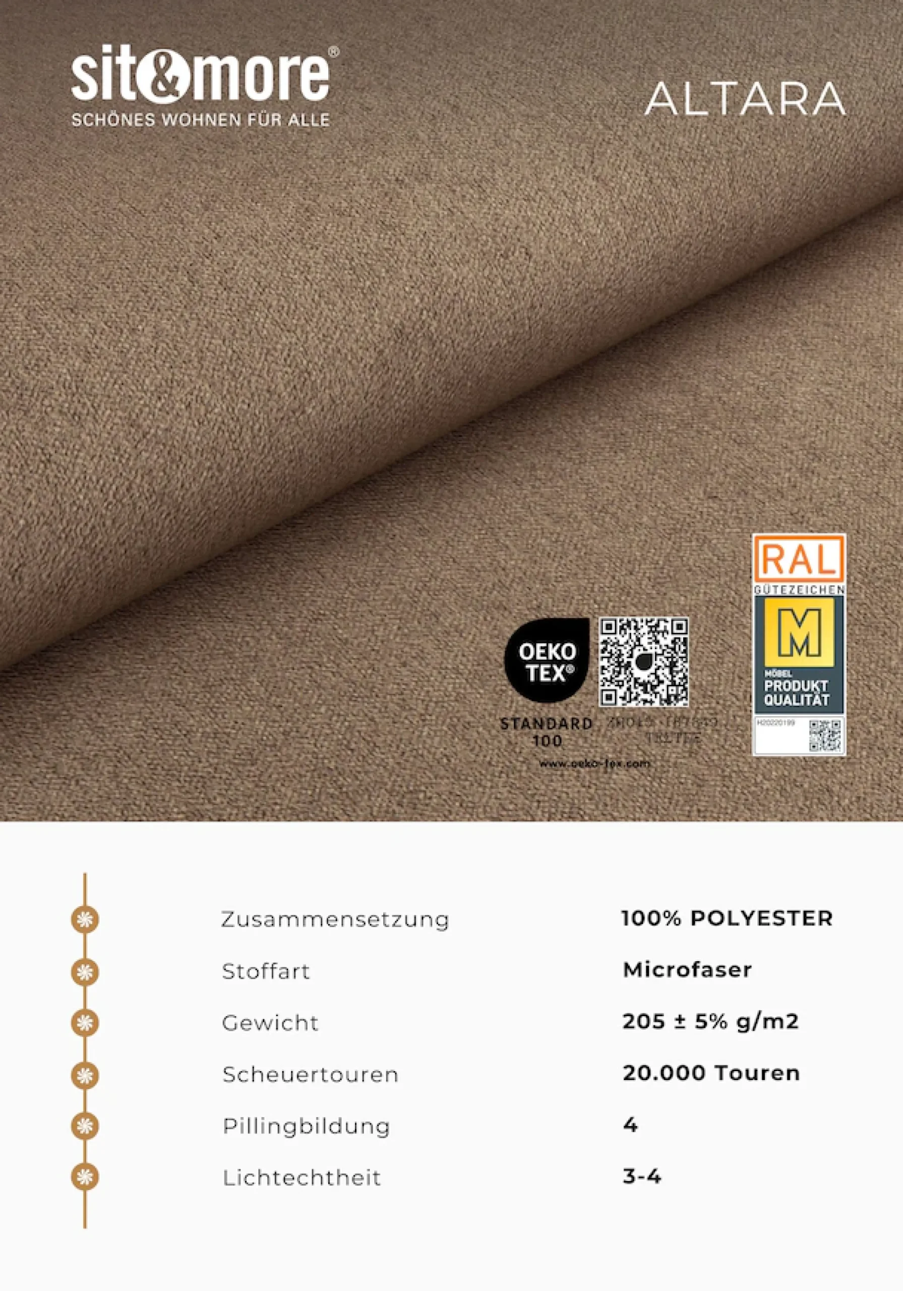 sit&more Polsterhocker »Valantine, B: 101 cm« individuell zu kombinieren