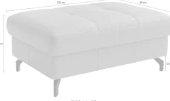 sit&more Polsterhocker »Vanity Leder, B: 103 cm«