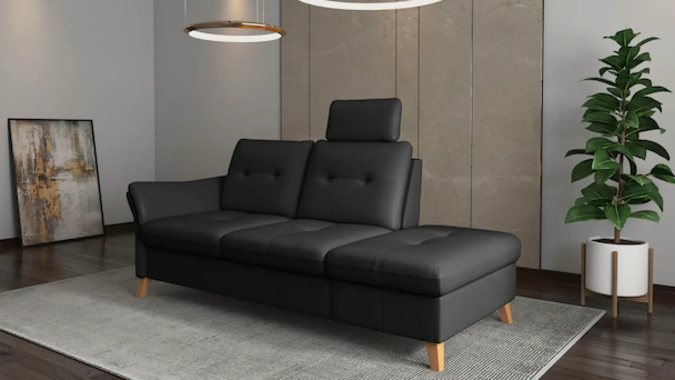 sit&more Recamiere »Göteborg« inklusive Federkern