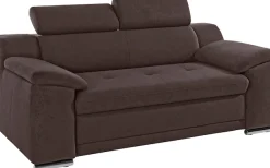 sit&more 2-Sitzer »Andiamo, B: 180 cm, Kopfteilverstellung, komfortable Sitzhöhe 43 cm« Frei im Raum stellbar, hochwertige Verarbeitung, stilvolles Design