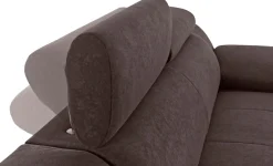 sit&more 2-Sitzer »Andiamo, B: 180 cm, Kopfteilverstellung, komfortable Sitzhöhe 43 cm« Frei im Raum stellbar, hochwertige Verarbeitung, stilvolles Design
