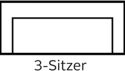 sit&more 3-Sitzer »Basel«