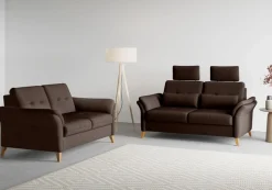sit&more 2-Sitzer »Göteborg« inklusive Sitztiefenverstellung und Federkern