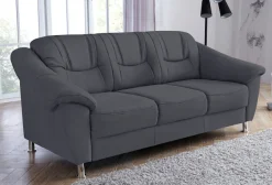 sit&more 3-Sitzer »Salsa, B: 202 cm, Federkern-Polsterung, komfortable Sitzhöhe 45 cm« Frei im Raum stellbar, 110 kg je Sitzplatz, zeitloses Design