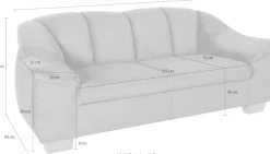 sit&more 2,5-Sitzer »Santo« mit Federkern