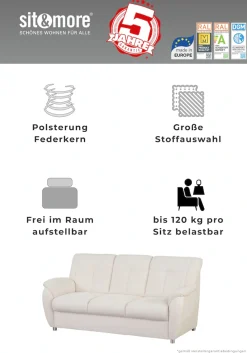 sit&more 2-Sitzer »Sonoma« mit Federkern