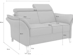 sit&more 2-Sitzer »Vincenzo«