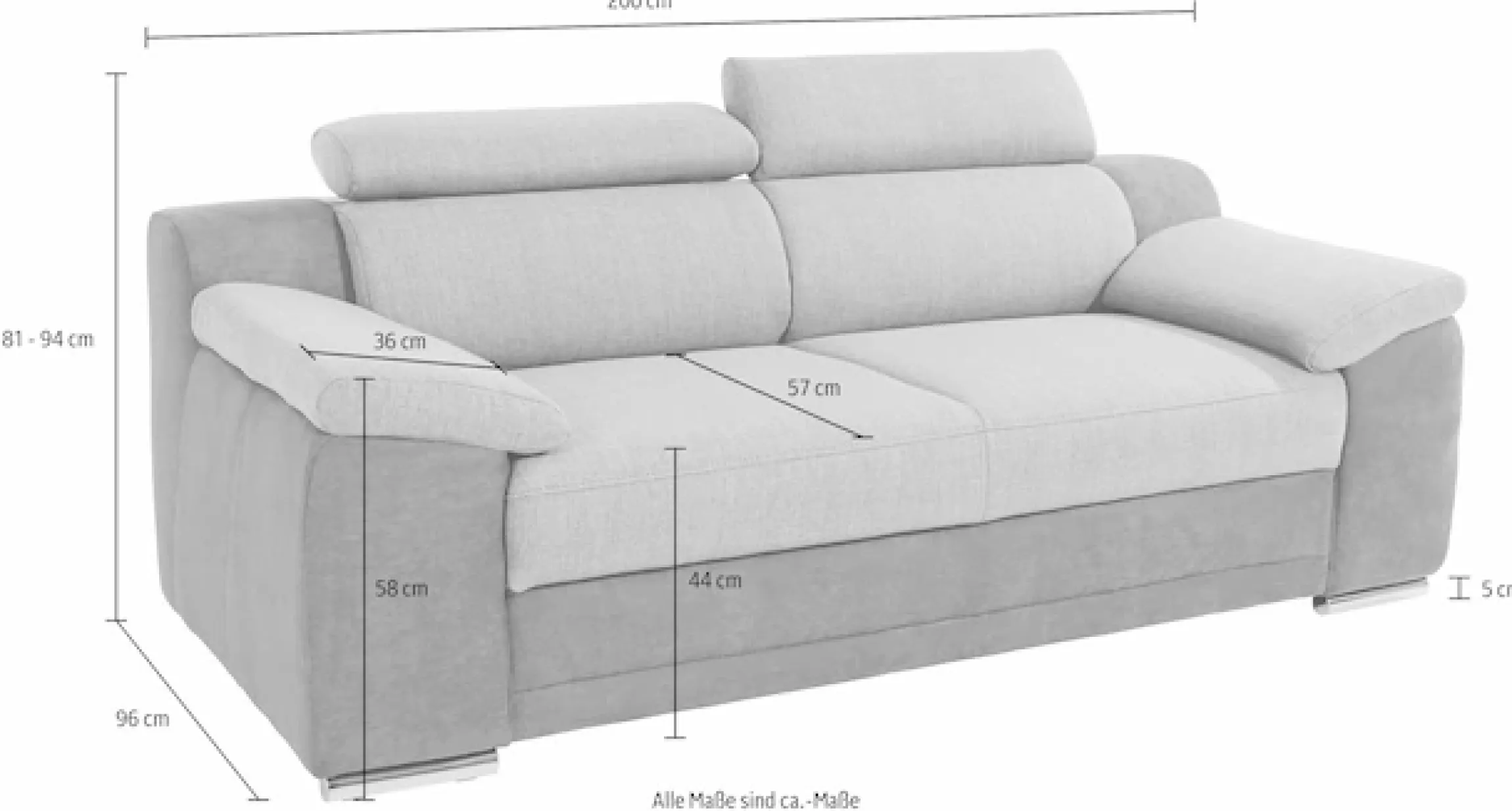 sit&more 3-Sitzer »Xenia«