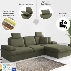sit&more Sofakissen »Moreno, B: 45 cm« Set: 2 Stück, passend zur Serie