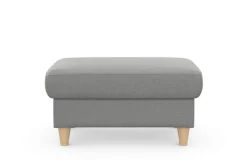 sit&more Stauraumhocker »Farö« mit Stauraum und Federkern und naturfarbenen Füßen