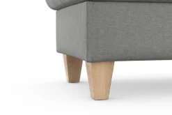 sit&more Stauraumhocker »Farö« mit Stauraum und Federkern und naturfarbenen Füßen