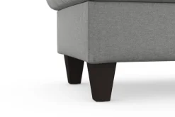 sit&more Stauraumhocker »Farö« mit Stauraum und Federkern und wengefarbenen Füßen