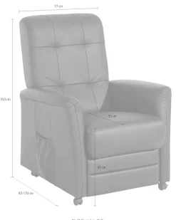 sit&more TV-Sessel »Charlie« Set,wahlweise mit Motor und Aufstehhilfe