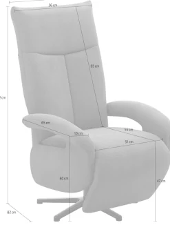 sit&more TV-Sessel »Emely, inkl. Kopfteilverstellung & 360° Drehfunktion« wahlweise mit 2 Motoren, Akku & Aufstehhilfe