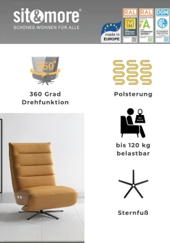 sit&more TV-Sessel »Eve« mit Herz-Waage und 2 Motoren, Bedienfelder im Sitz