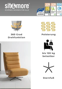 sit&more TV-Sessel »Eve« mit Herz-Waage und 2 Motoren, Bedienfelder im Sitz